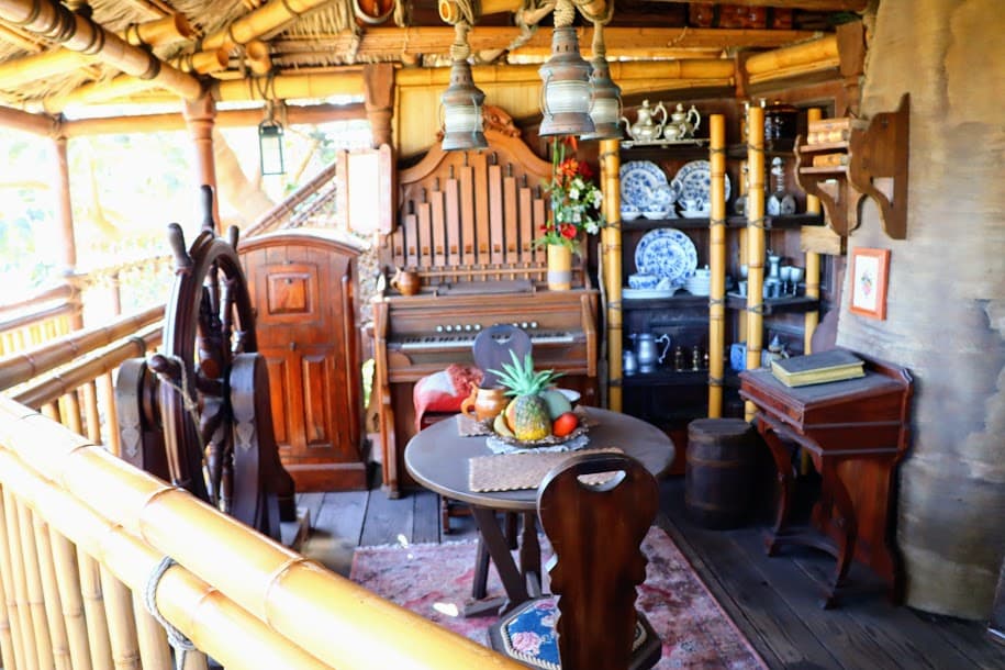 Inside the treehouse