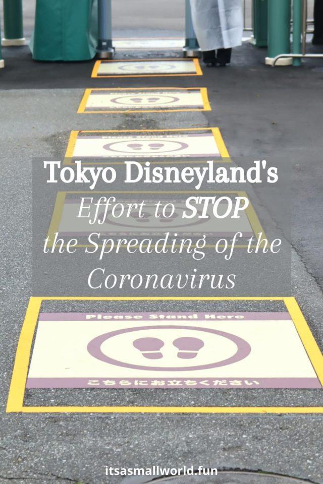Tokyo Disneyland, effort to Stop the Spreading of Coronavirus