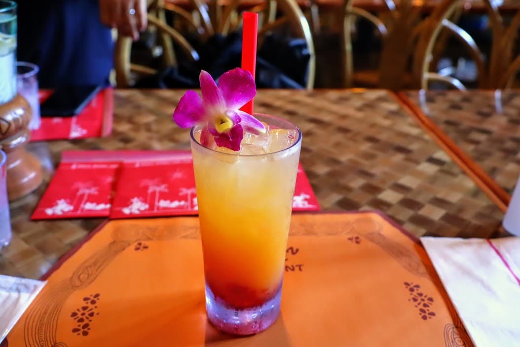 Sparkling Tapioca Drink of Polynesian Terrace Restaurant
