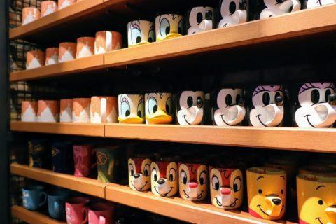 Mugs at The Home Store in Tokyo Disneyland
