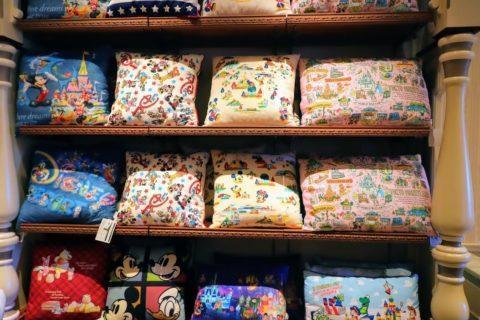 Pillows at The Home Store in Tokyo Disneyland