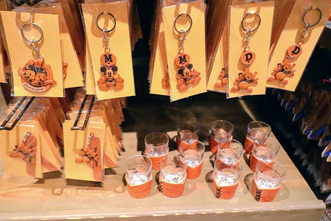 Leather products at Western Wear in Tokyo Disneyland