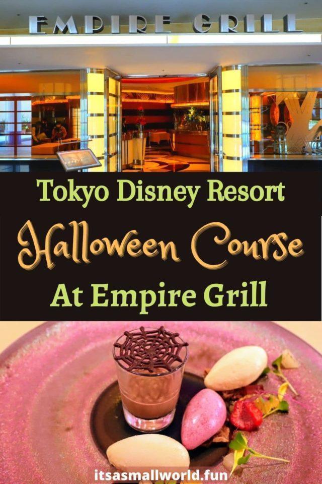 Halloween Course, Empire Grill, Board