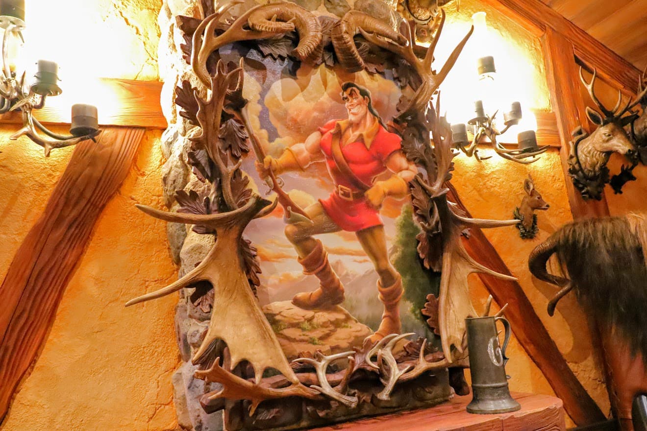 Portrait of Gaston in his restaurant in New Fantasyland
