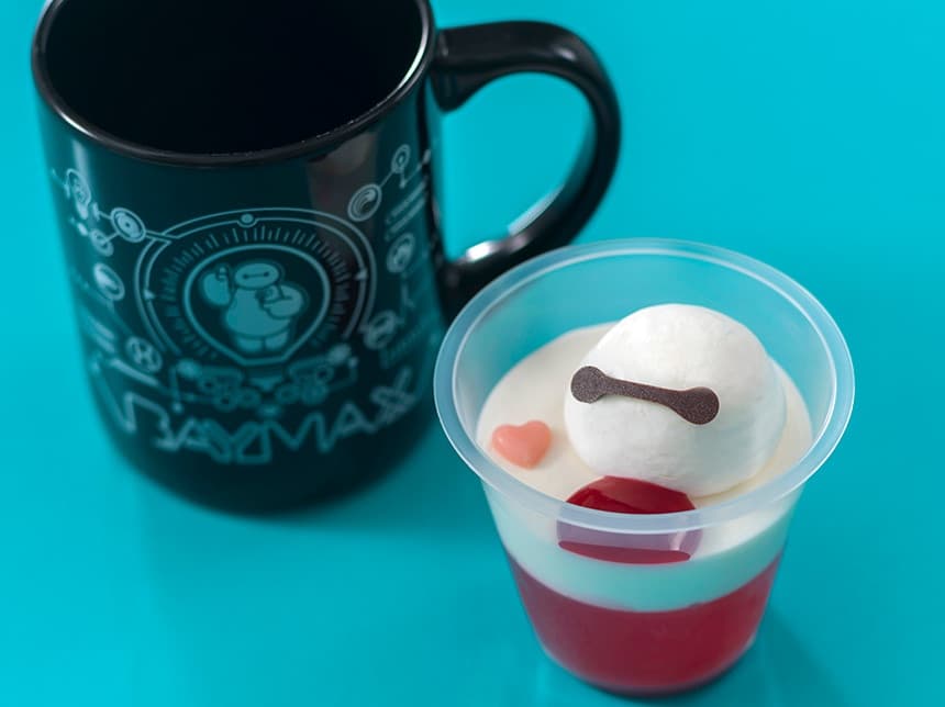 Baymax yogurt mousse and strawberry jelly at Plazma Rays Diner and 3 more restaurants