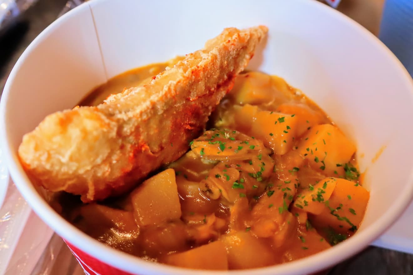 Curry Cram Chowder Udon at Dockside Diner, Tokyo Disney Sea