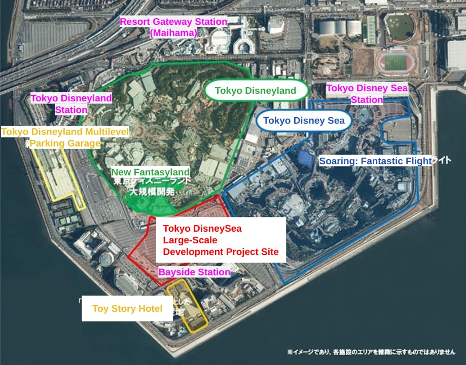 Tokyo Disney Sea Large-Scale Expansion Project Development Site
