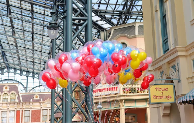 Balloons, Mickey-Shape, World Bazaar, Tokyo Disneyland, Tokyo Disney Resort