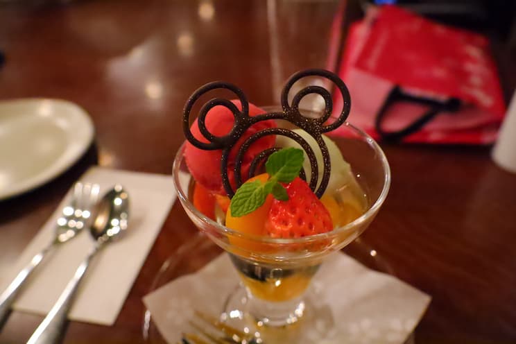 Tokyo Disney Sea, Restaurant Sakura, The fruit and Warabi mochi parfait