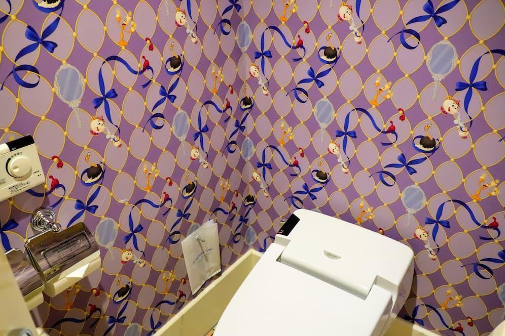 Restroom, Beauty and the Beast Room, Tokyo Disneyland Hotel