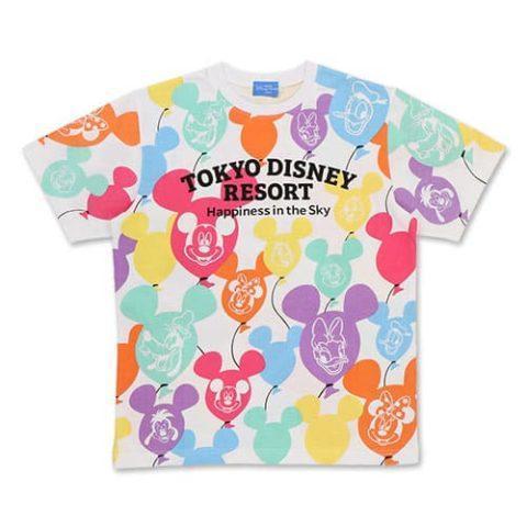 T-shirt, Tokyo Disney Resort, Balloon, Merchandise