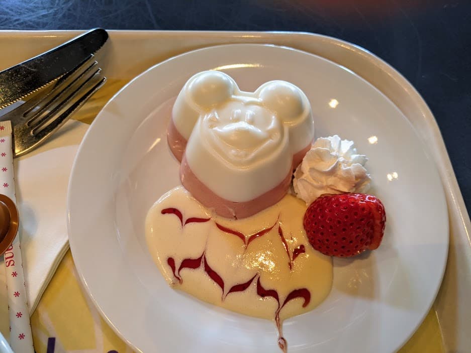 Mickey Shaped Mousse at Horizon Bay Restaurant, Tokyo DisneySea