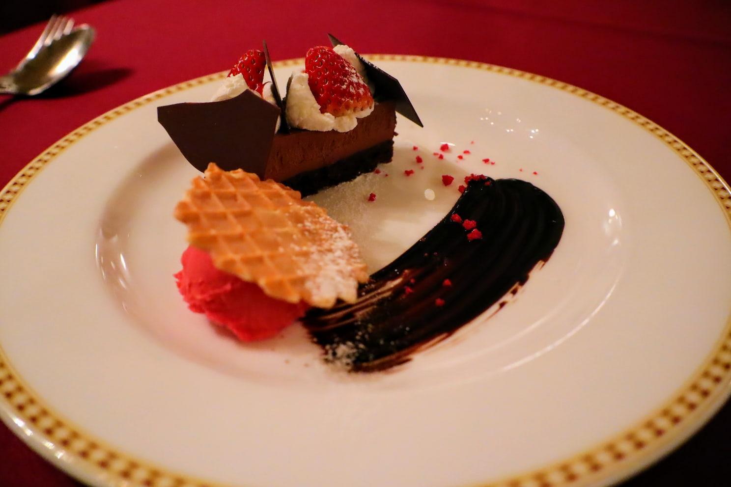 Chocolate Mousse Cake at Magellan's in Tokyo DisneySea