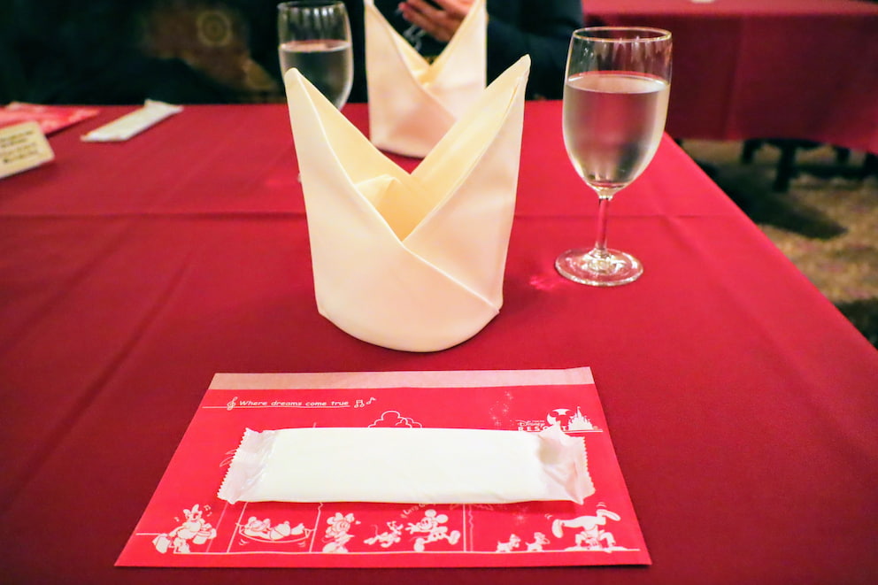 Tableware at Magellan's in Tokyo Disney Sea