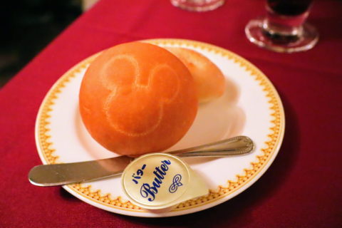 Mickey Mouse bread at Magellan's in Tokyo DisneySea.