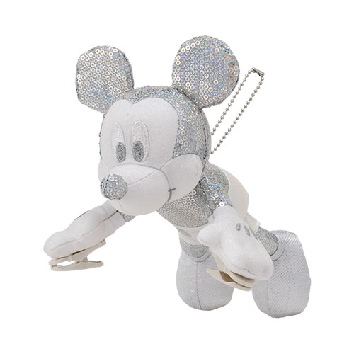 Tokyo Disney Sea 20th Anniversary Plush Toy, Mickey Mouse, with Shoulder Clip
