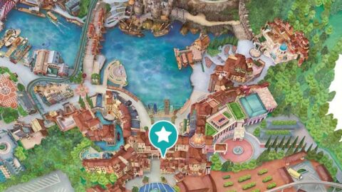 Map of Emporio at Tokyo DisneySea