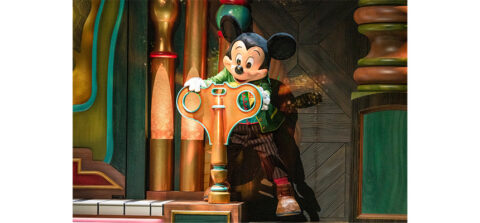 Mickey's Magical Music World music box, golden keys, Tokyo Disneyland
