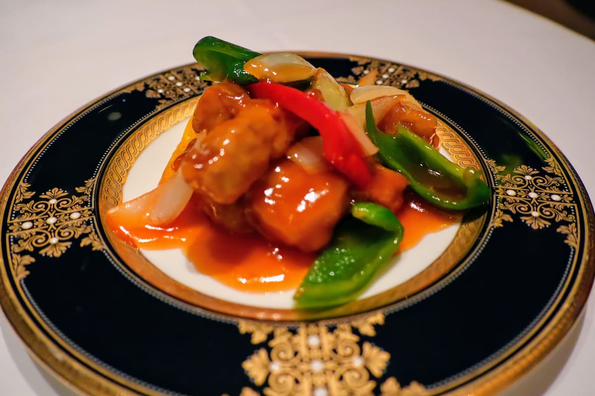 Sweet and Sour Pork, Silk Road Garden, Chinese Restaurant, Tokyo DisneySea Hotel MiraCosta