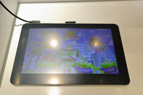 Check-in at Tokyo Disney Resort Toy Story Hotel, Wacom tablet device