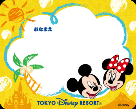 Original stickers, Kids Summer Fun, Campaign, Tokyo Disney Resort