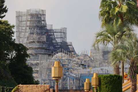 Fantasy Springs under construction (October 2021), Tokyo DisneySea, Tokyo Disney Resort