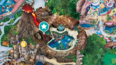 Journey to the Center of the Earth, Map, Location, Official Site, Mysterious Island, Tokyo DisneySea, Tokyo Disney Resort