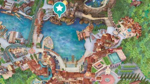 map, location, fortress exploration, Tokyo DisneySea