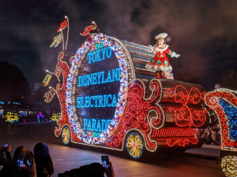 Electrical Parade, Christmas, Parade Route, Tokyo Disneyland